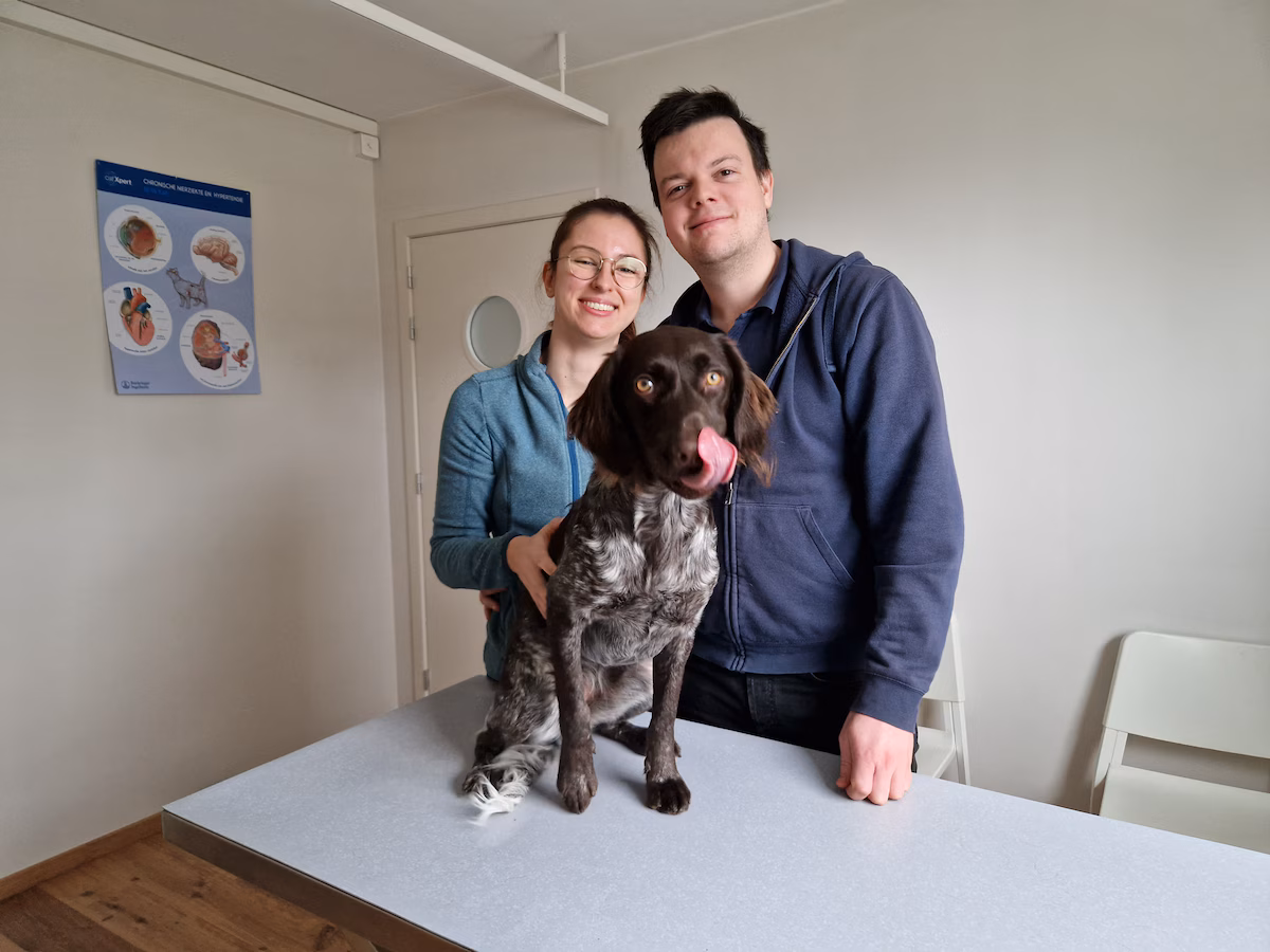 Arno en Ciska met Sammy